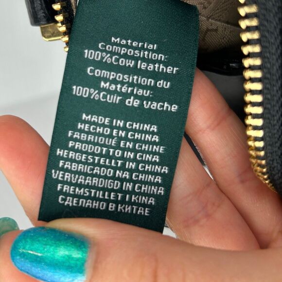 Ralph Lauren Sabine Dome Satchel Shoulder Bag Black Leather Gold HW Luxury Purse - Picture 15 of 16